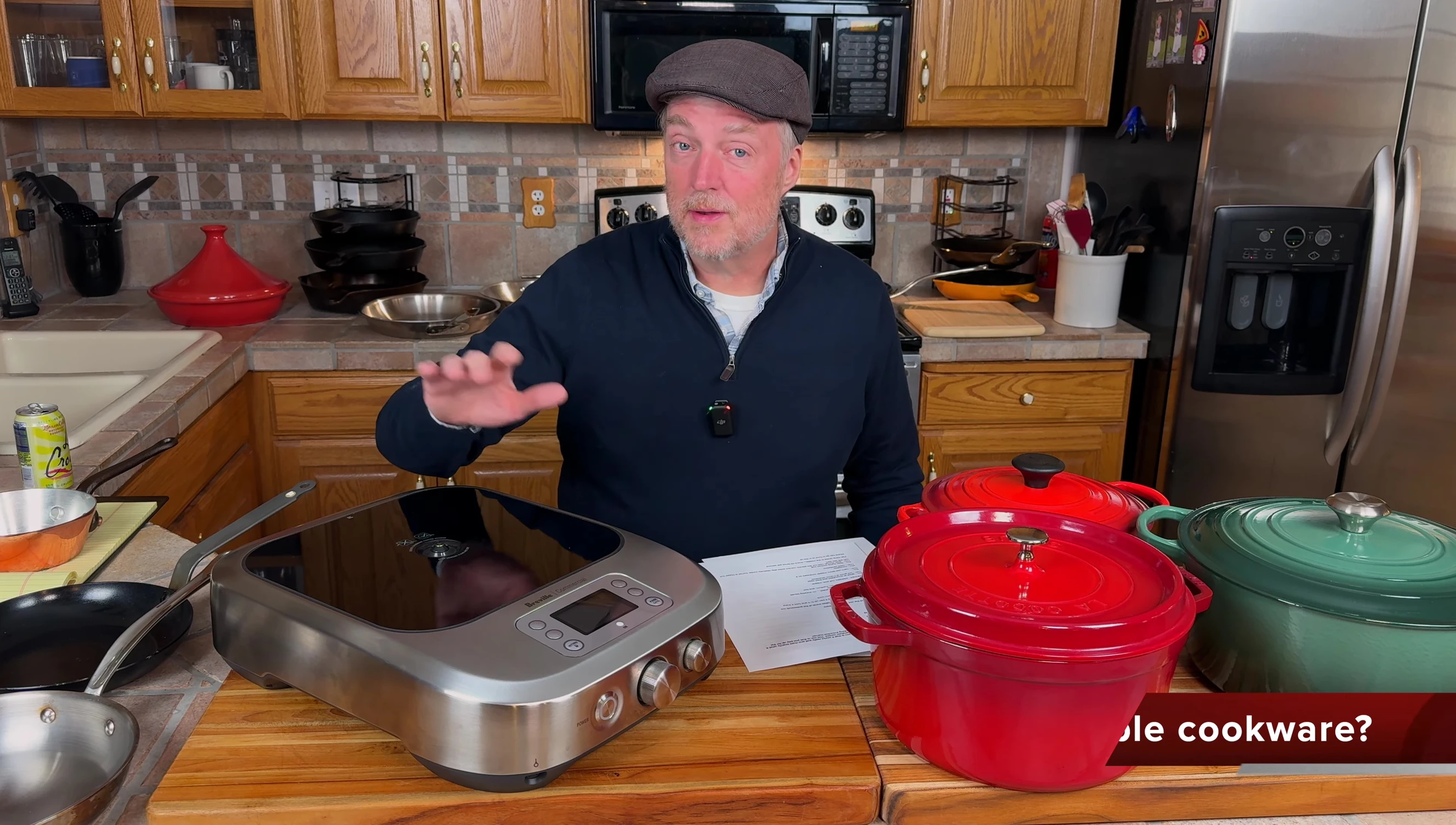 Various types of cookware, some magnetic and some not.
