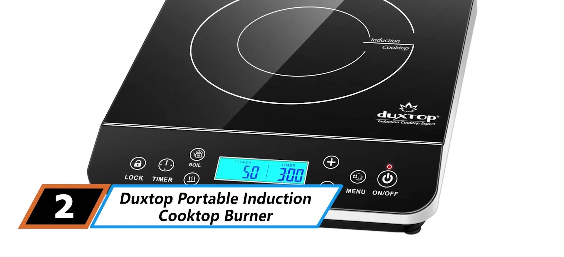 Duck Stop portable induction cooktop burner