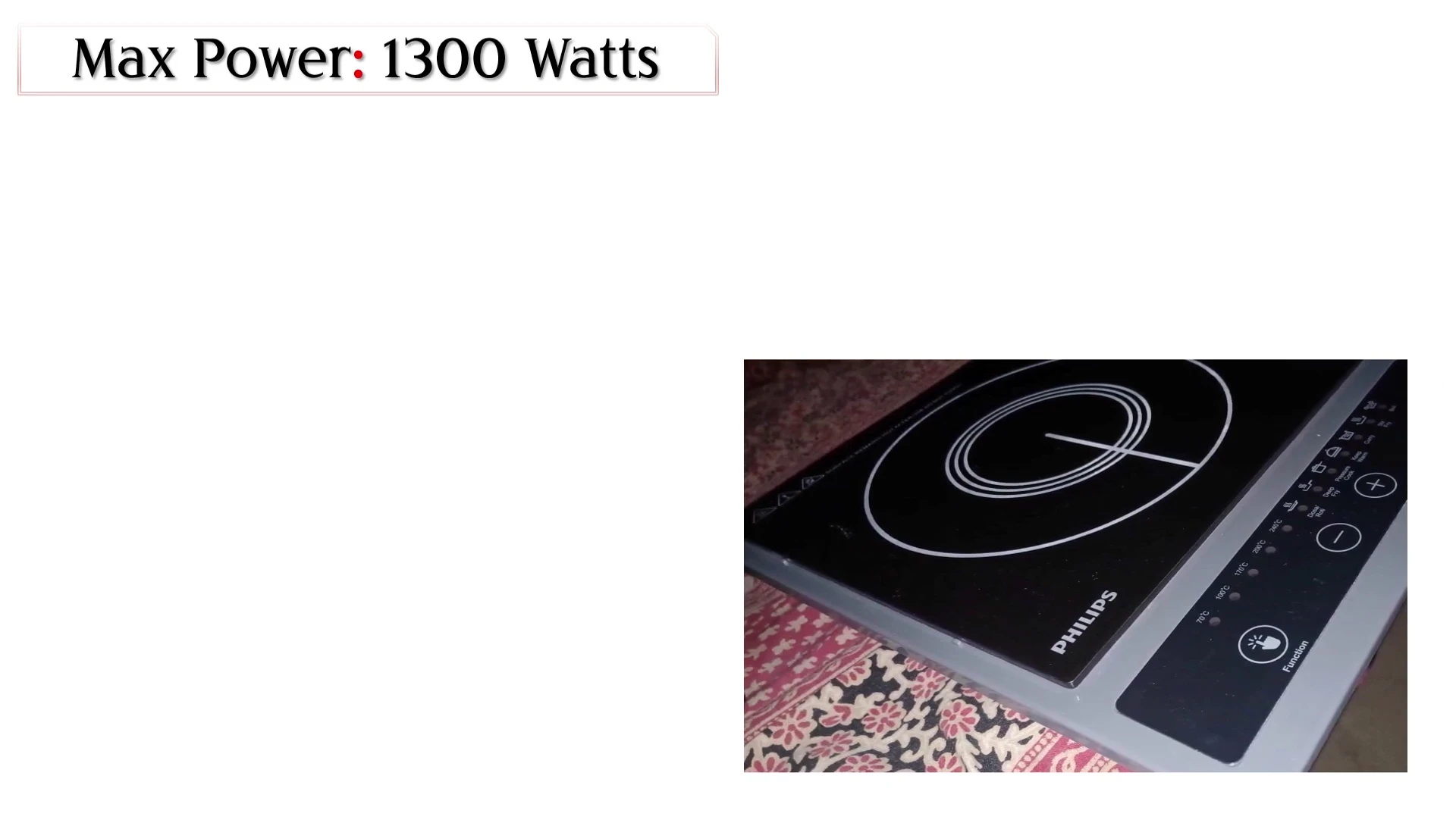Image highlighting the copper coil inside the cooktop.