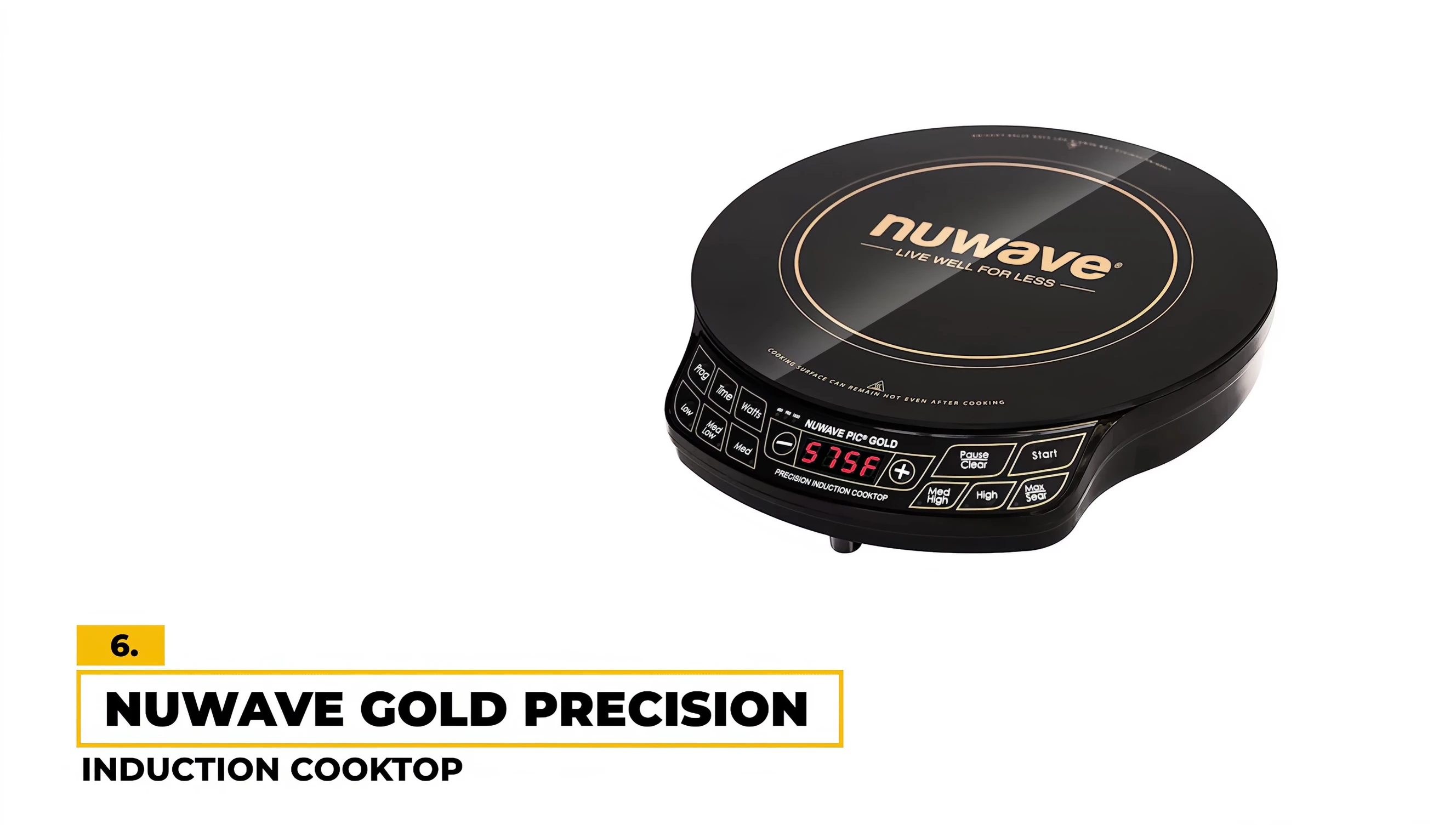 New Wave Gold Precision Induction Cooktop