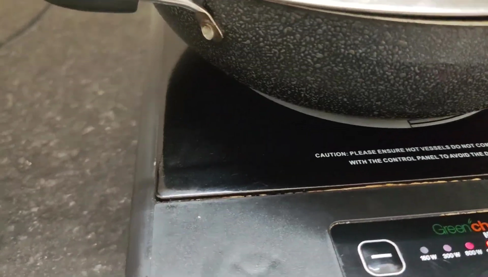 A shot of food being cooked, highlighting speed and efficiency.