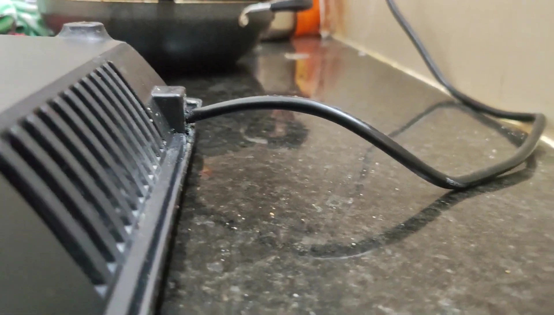 Close-up of the Greenchef Induction Cooktop showing its sturdy build.