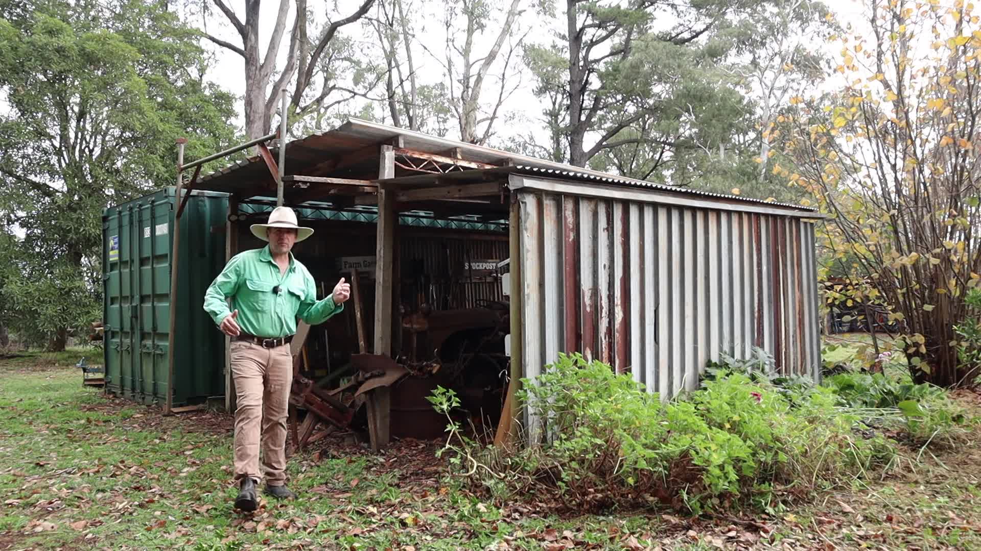 Outbuilding without power access