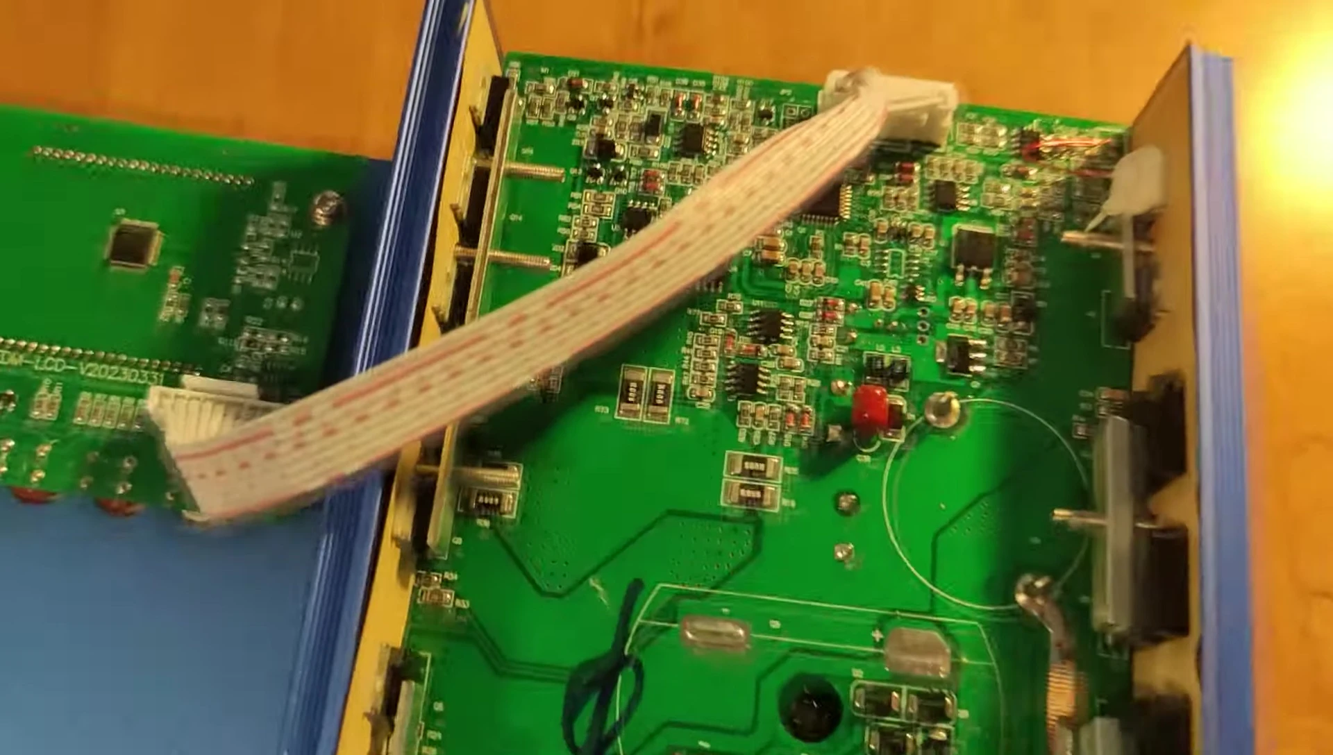 The solar charge controller used as a base