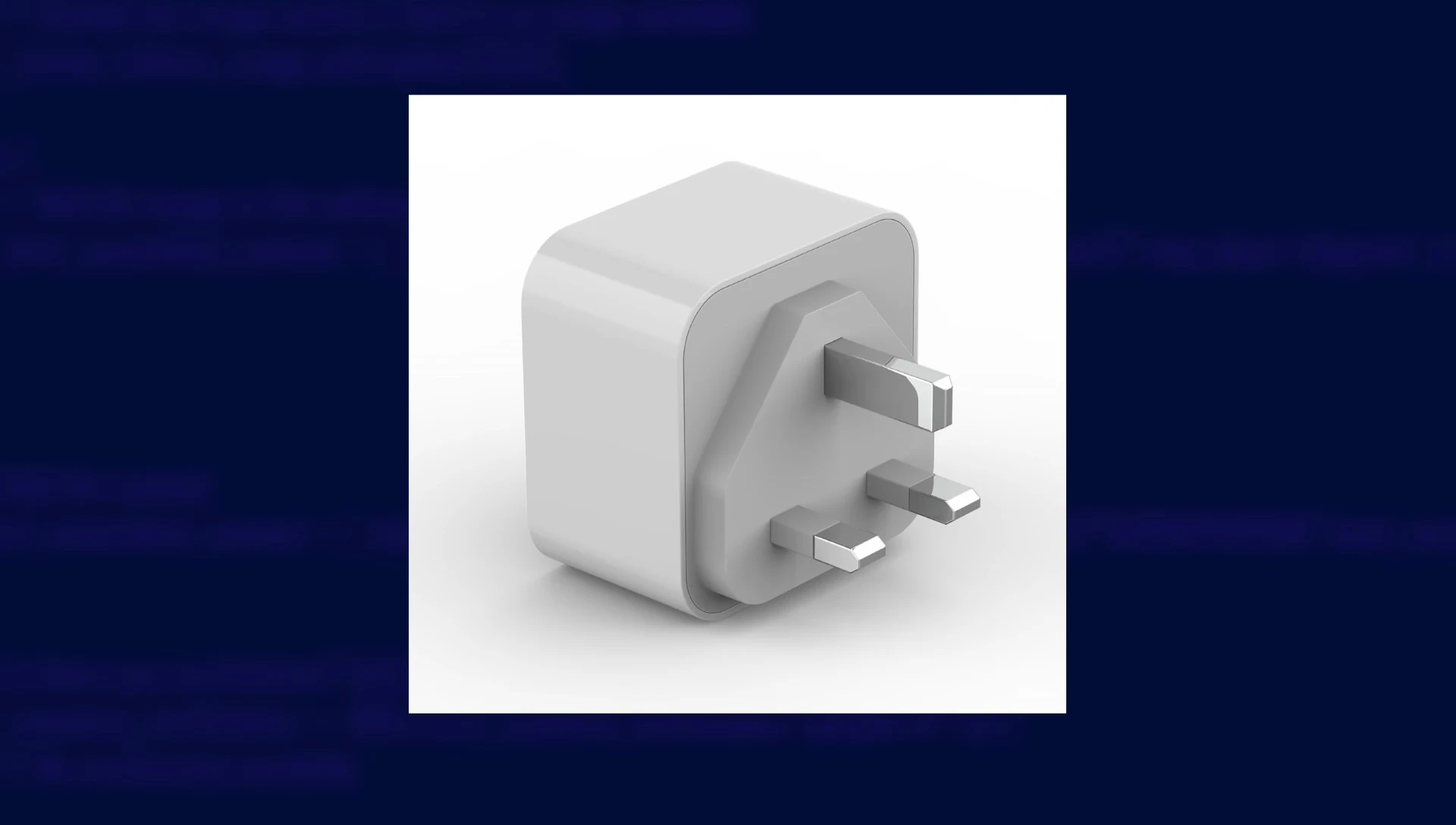Close-up of the Innr smart plug showing the recessed design