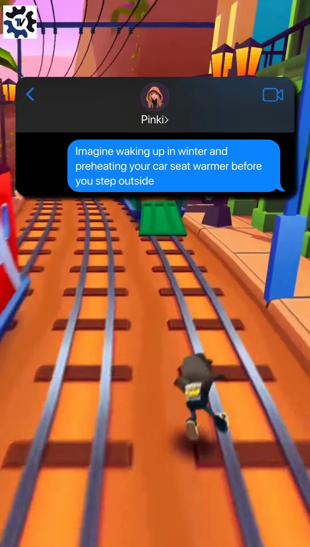 Screenshot showcasing a scenario where a smart plug is used to pre-heat a car seat.