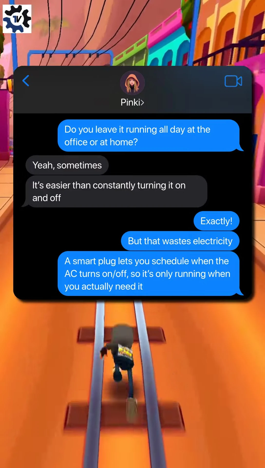 Screenshot illustrating a smart plug's scheduling interface, showing different time slots for on/off cycles.