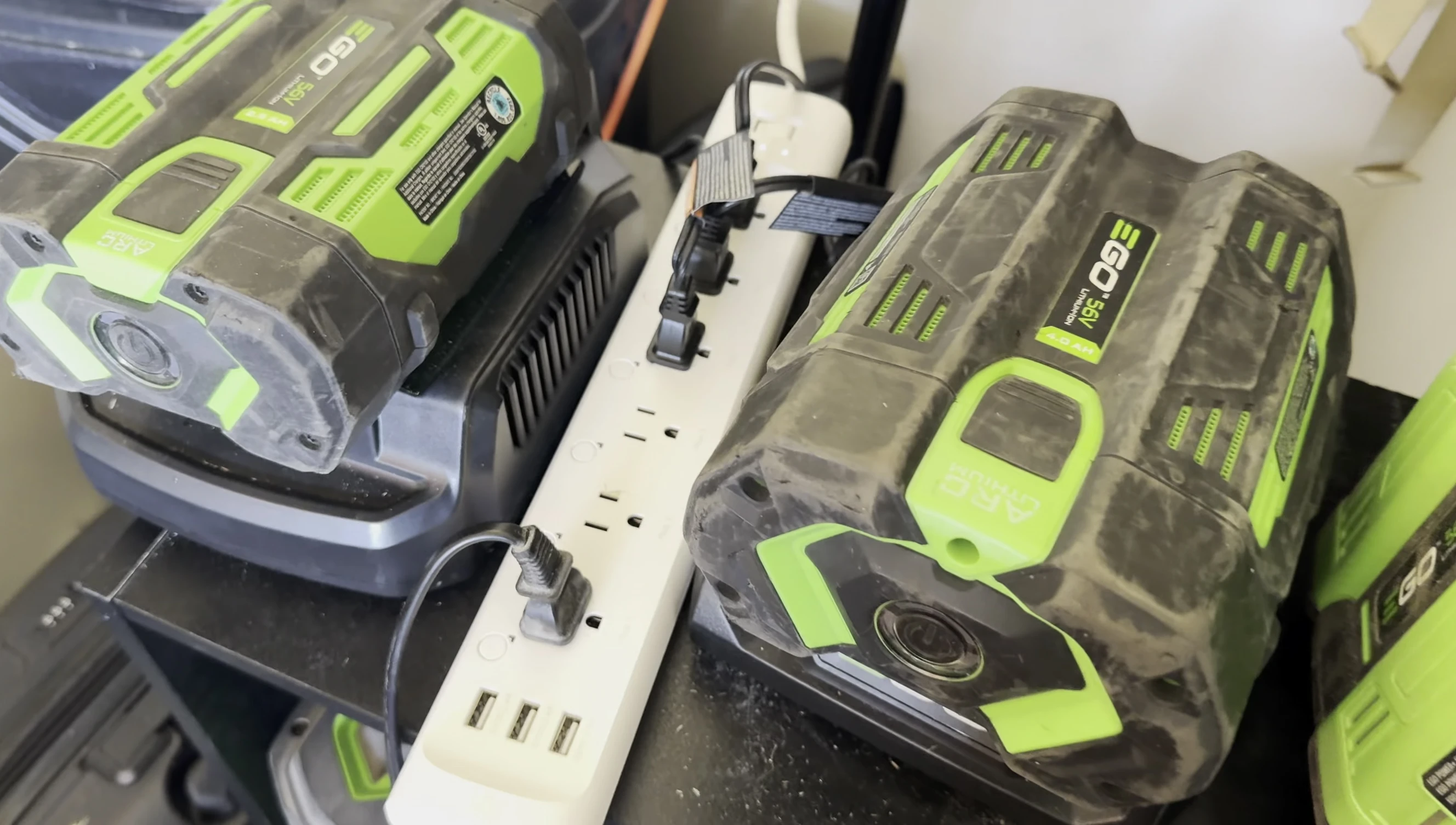 Kasa Smart Power Strip plugged in and ready