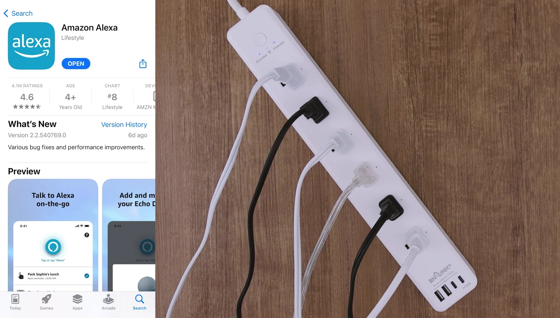 Enabling the BN-LINK Smart skill in the Alexa app