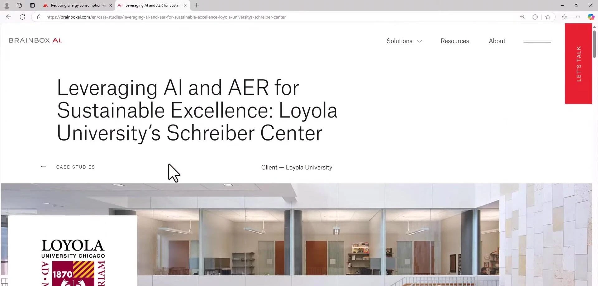 La Jolla University case study highlighting energy and emissions reduction