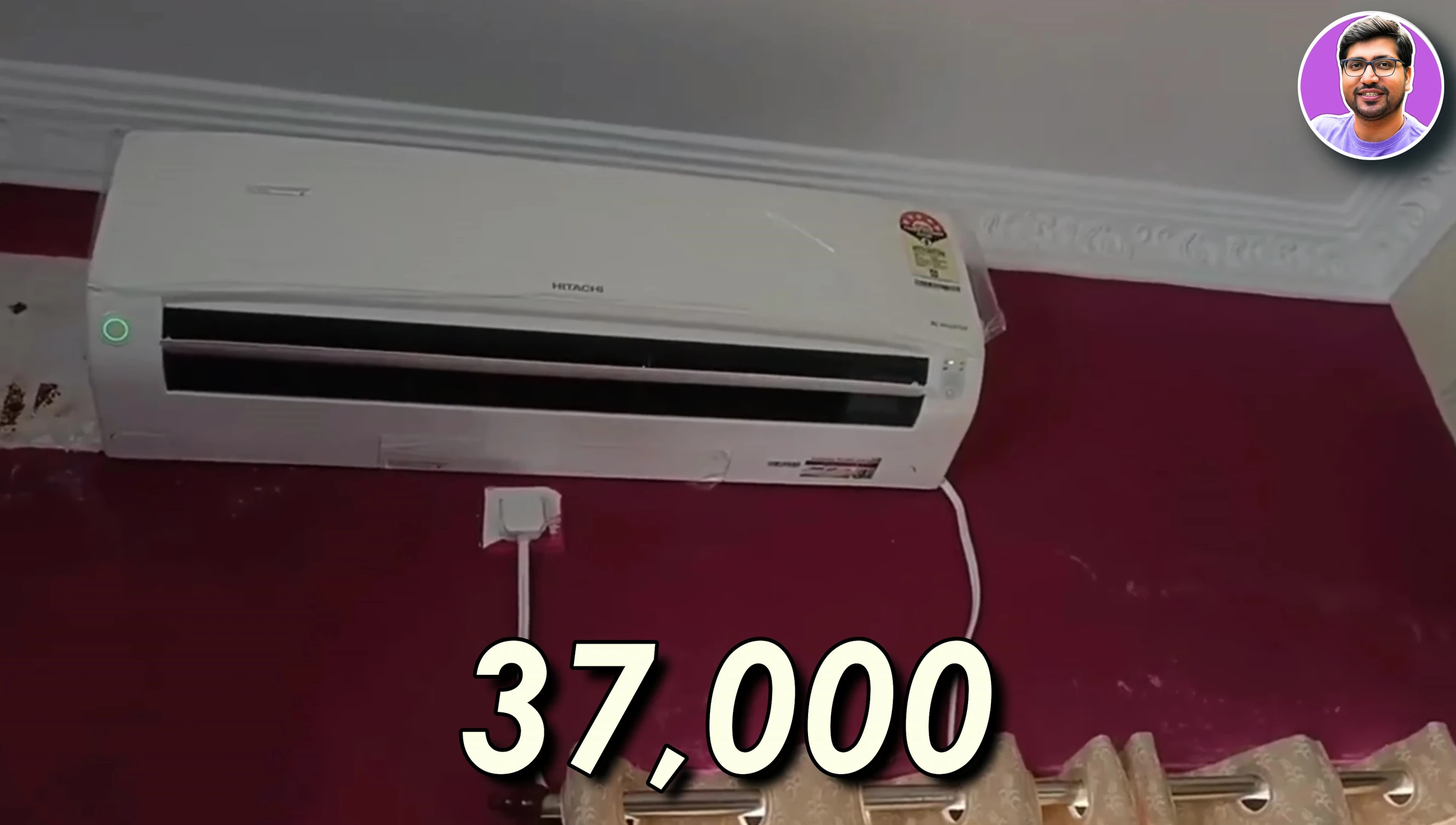 Hitachi 1.5 Ton 3 Star AC specifications