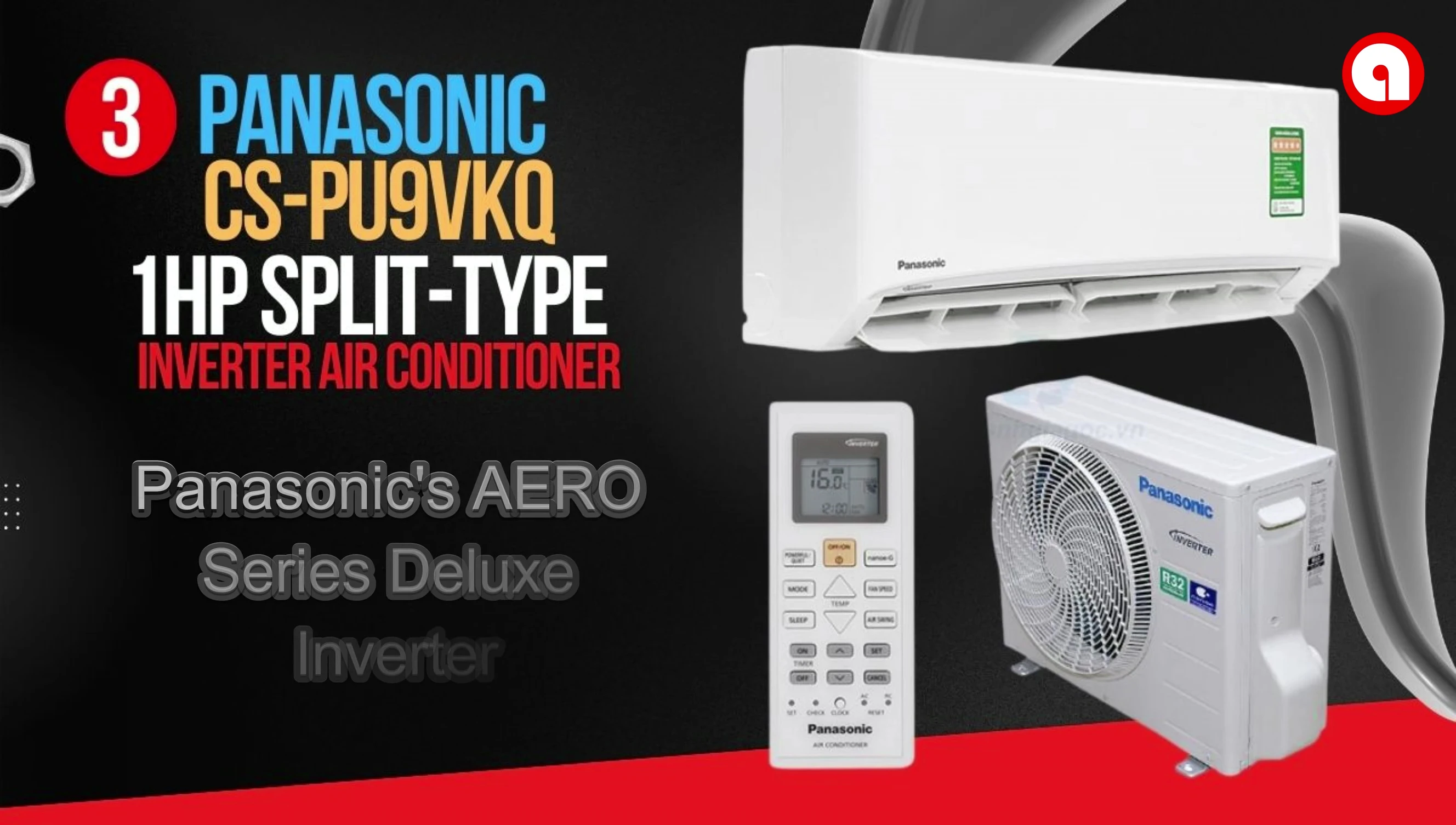 Panasonic Air Conditioner showcasing air purification features