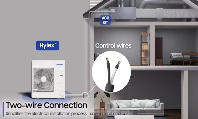 Speaker emphasizing the advanced features of Samsung's Hilux system.