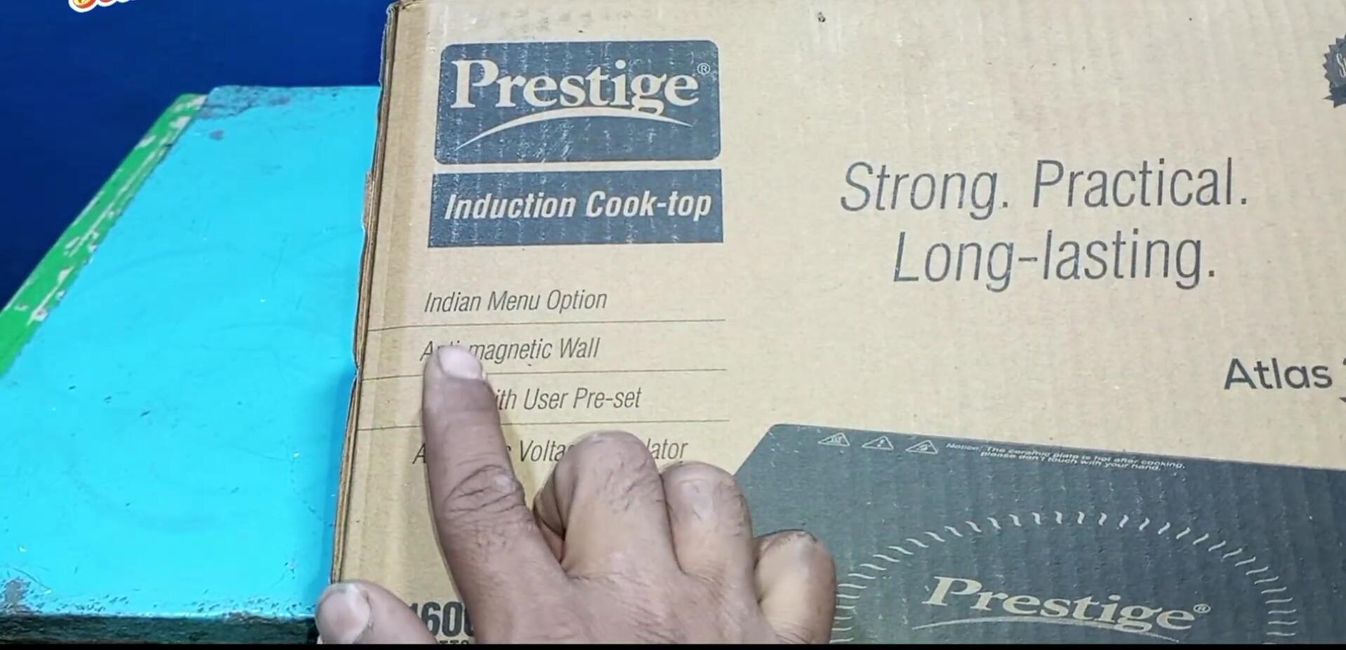 Indian menu option on the control panel.
