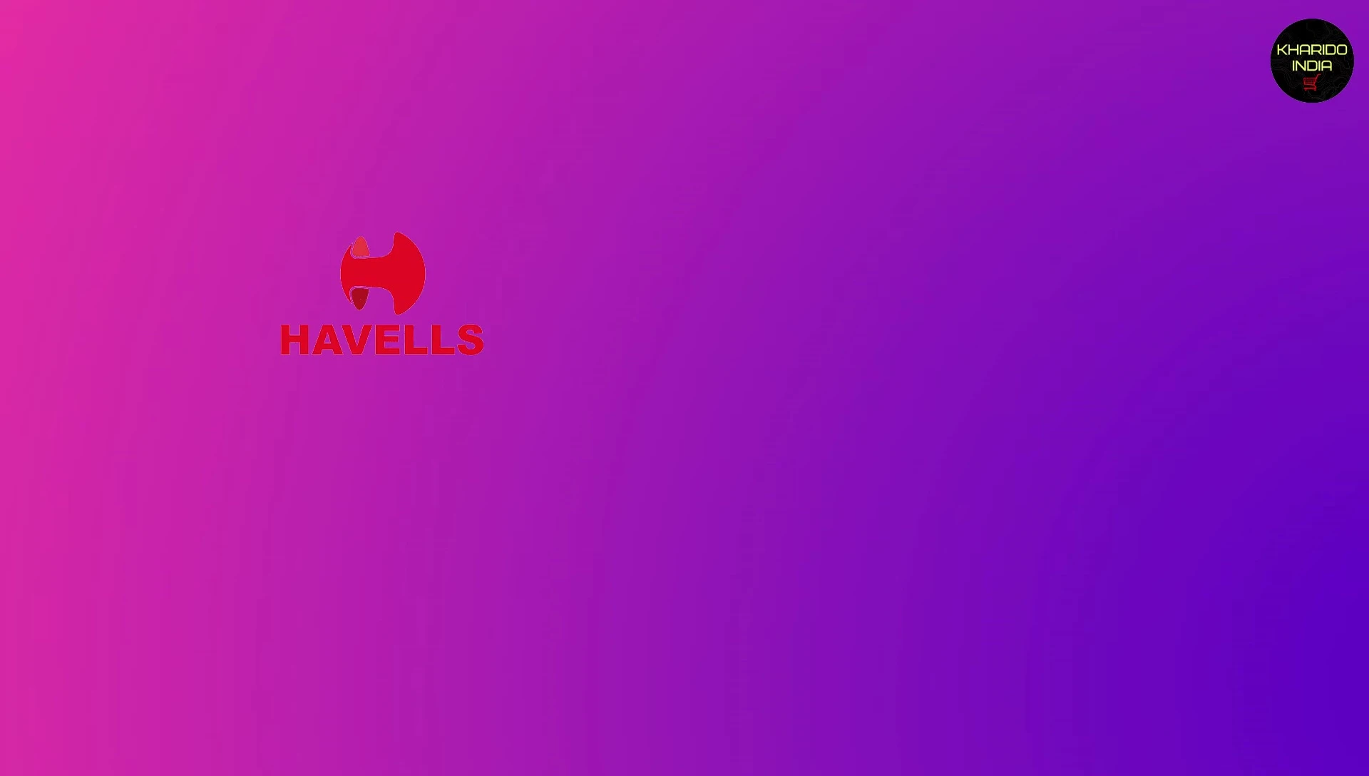 Havells induction cooktop