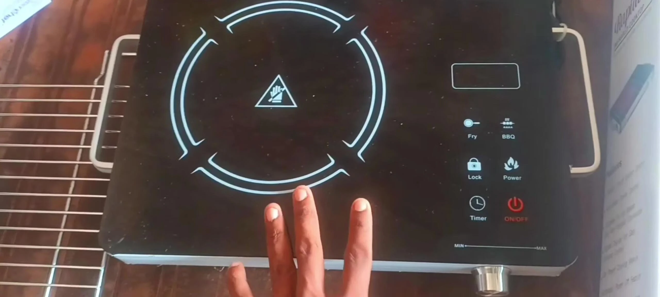 Demonstration of using various cookware on the induction cooktop.