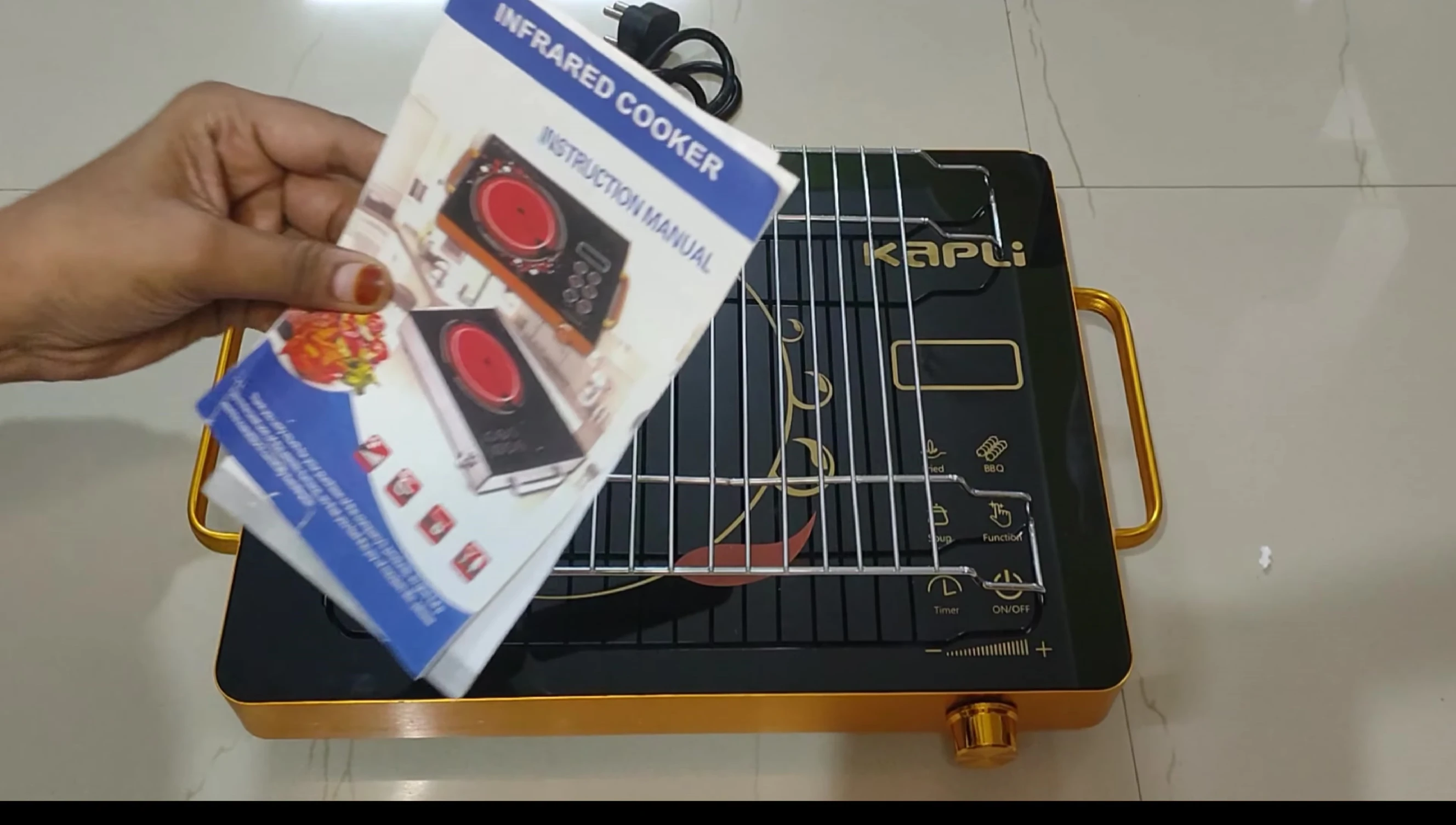 Instruction manual and warranty card.