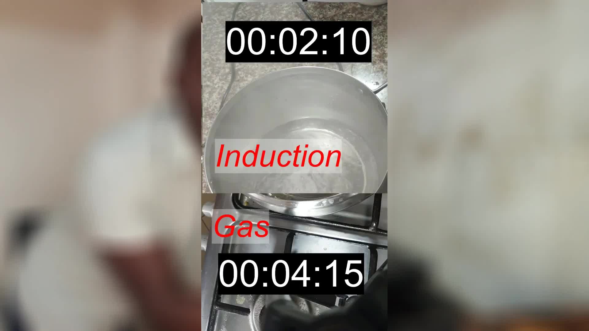 Highlighting the energy efficiency of induction cookers.