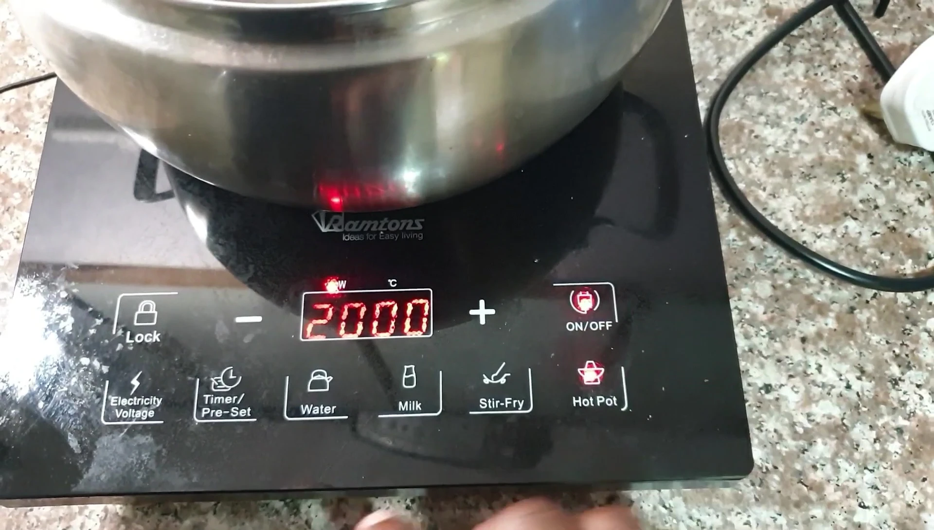 Demonstration of the timer function.