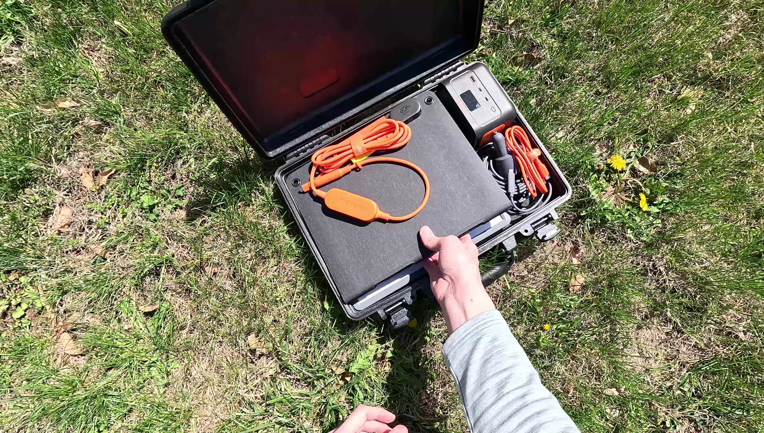 Solar panel deployment