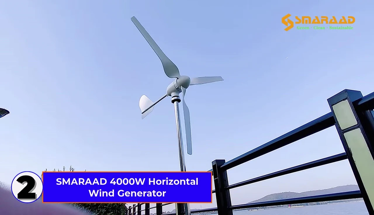 SMARD 4000W Horizontal Wind Generator