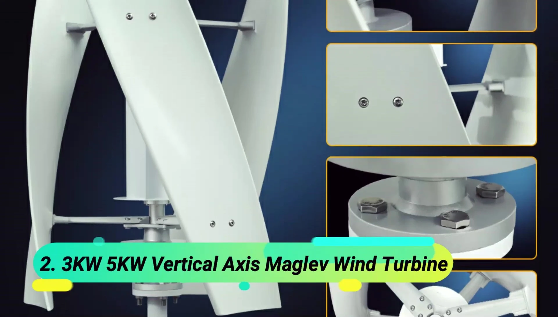 The 3kW/5kW Maglev wind turbine