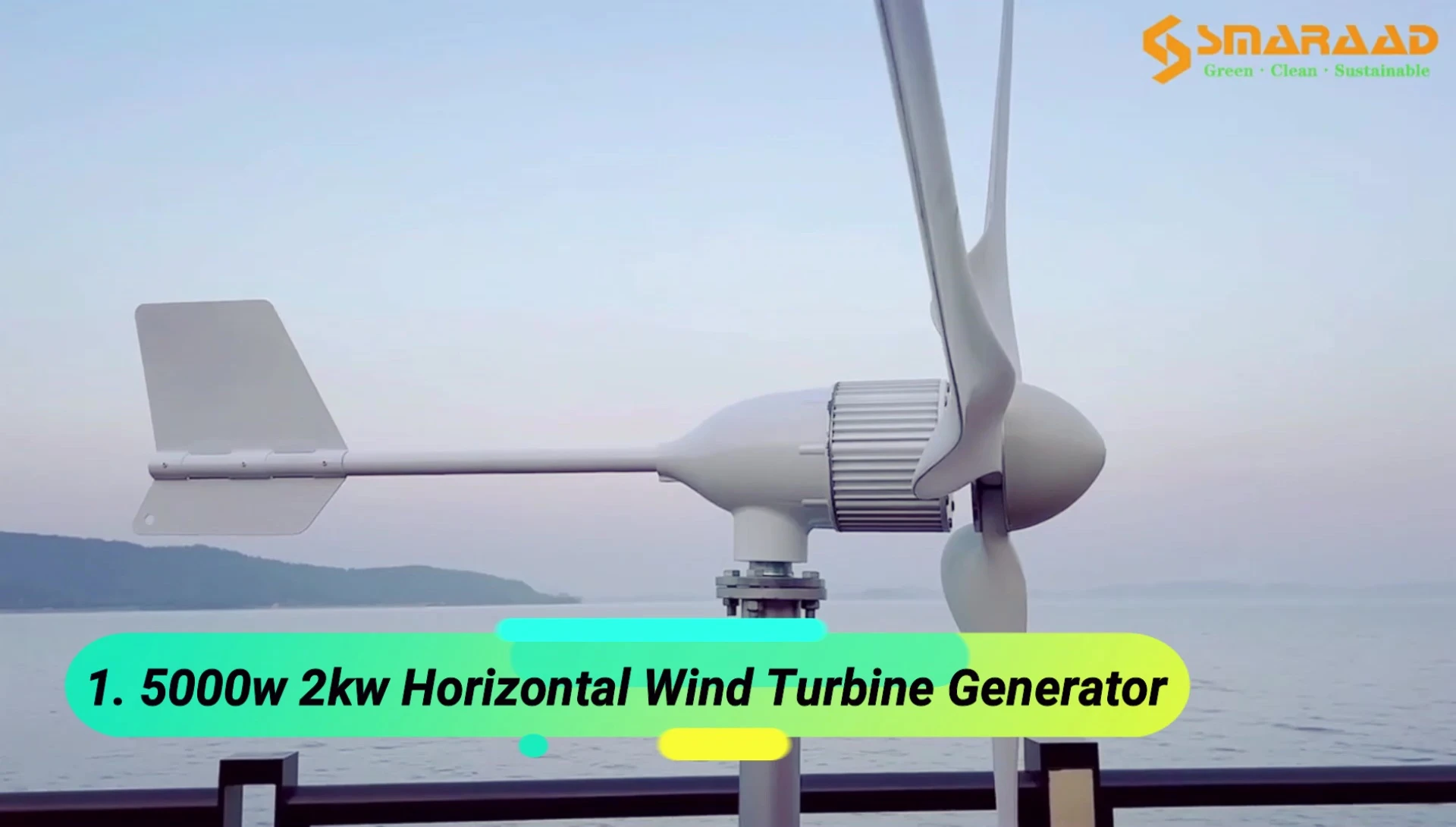 The 50W horizontal wind turbine generator