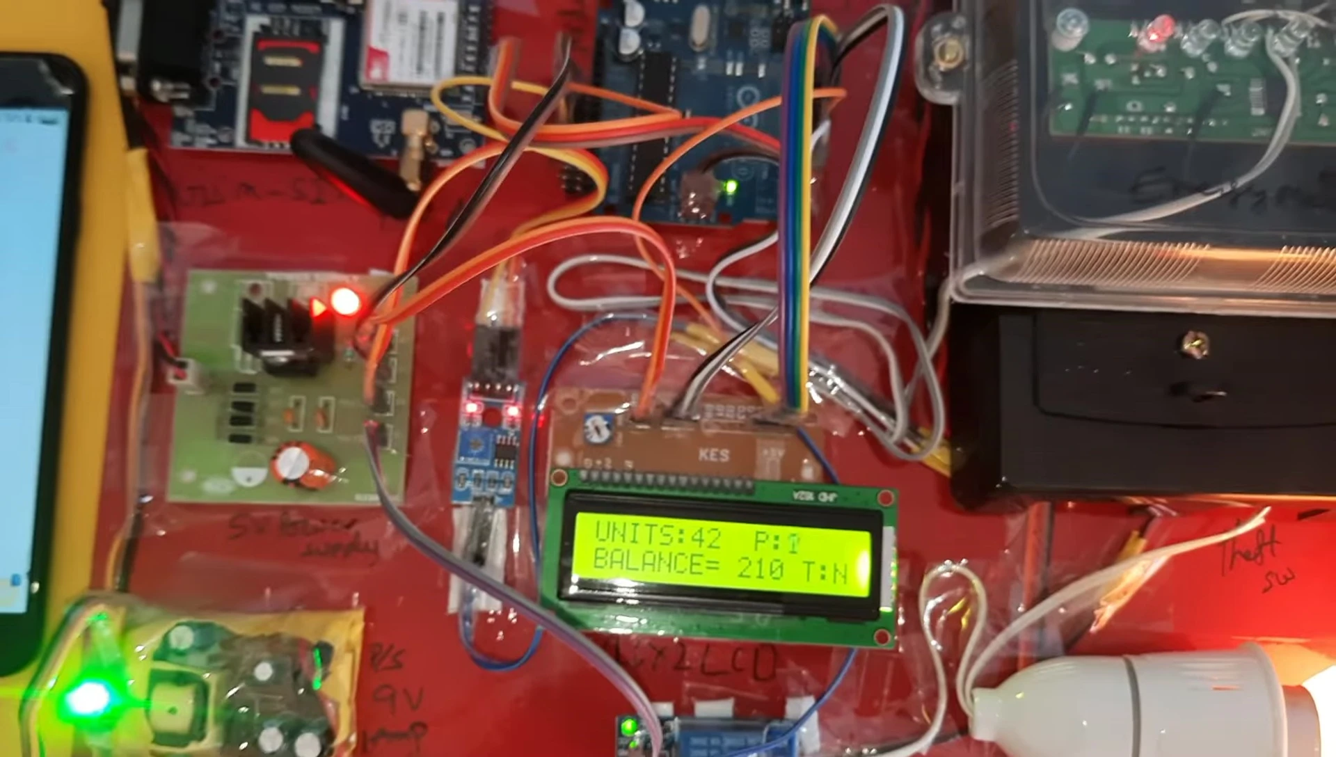 Power theft detection demonstration