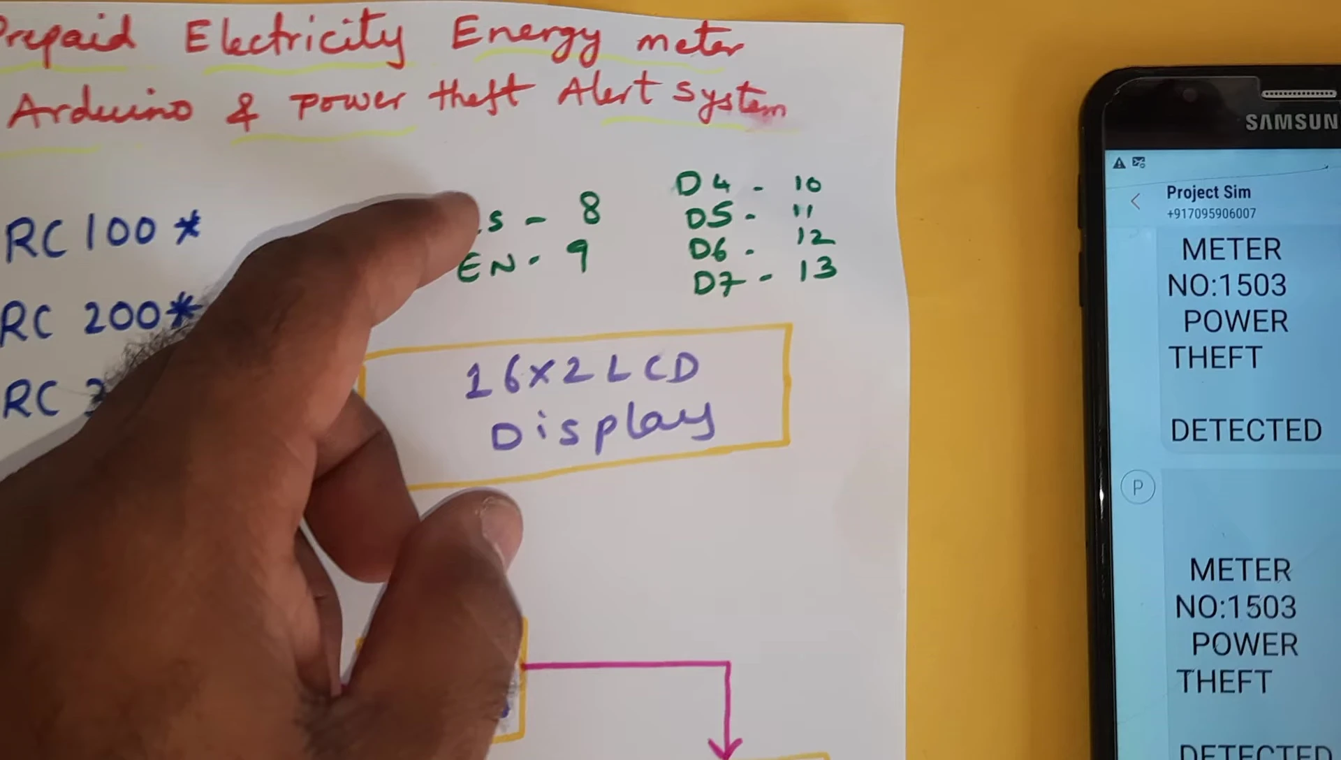 LCD display connections