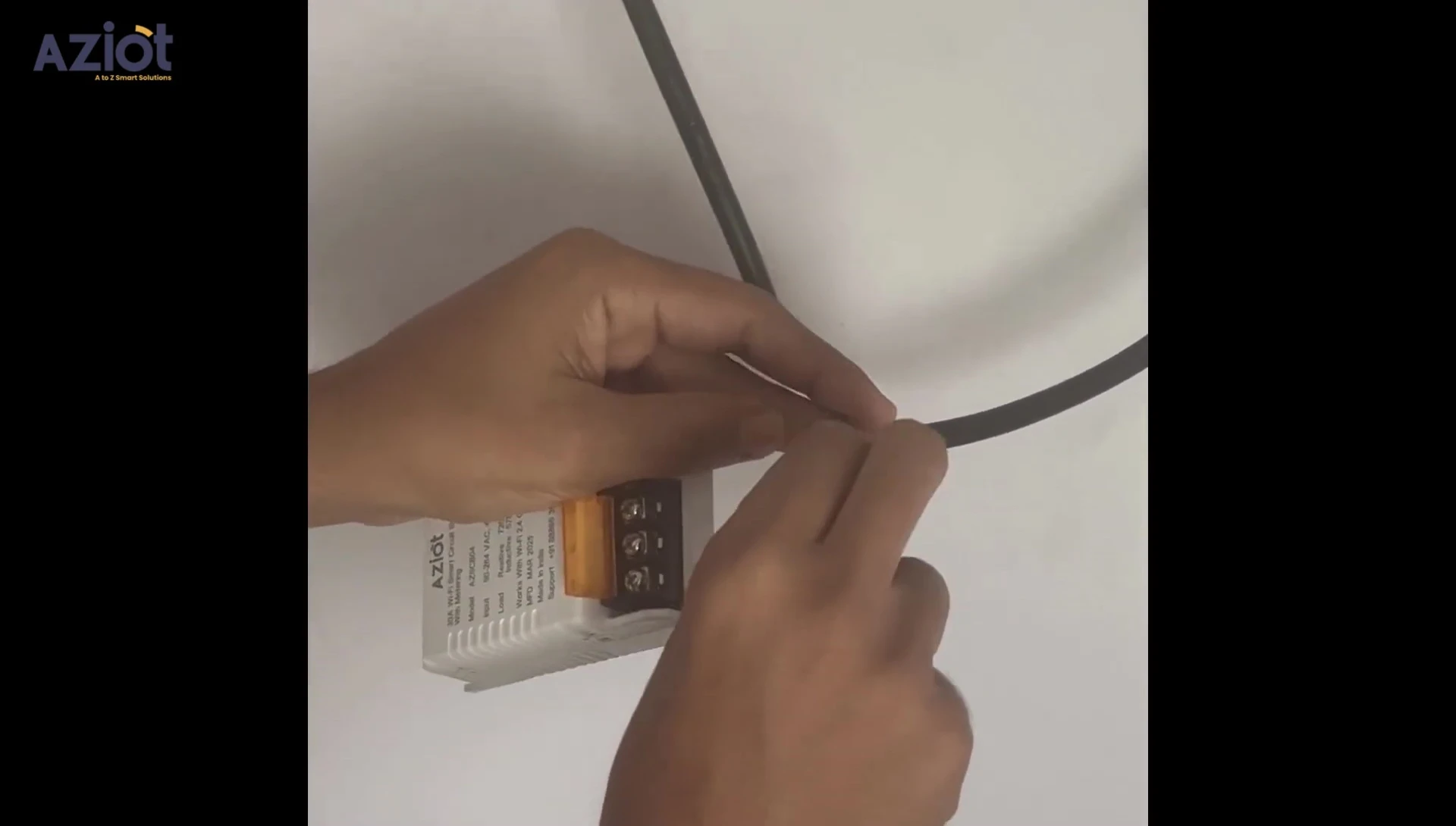 Connecting neutral wires to the N terminal