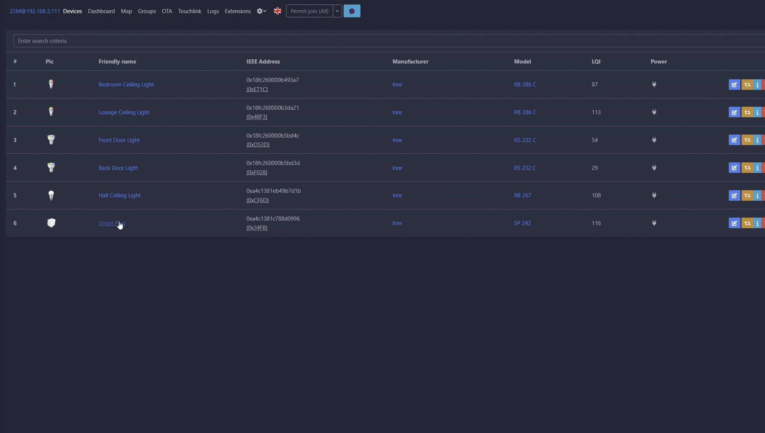 Firmware update section