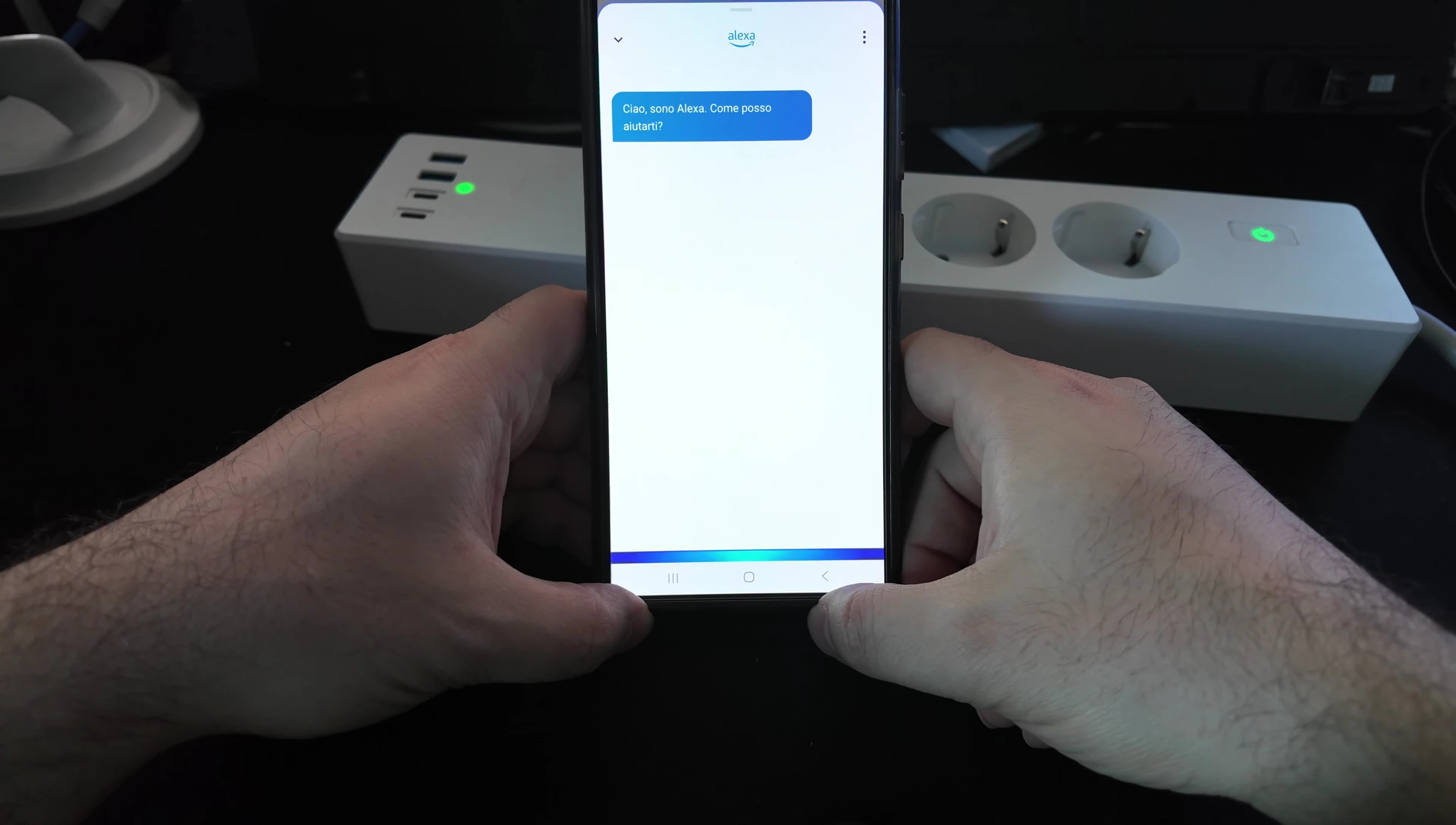 Example of voice control with Alexa