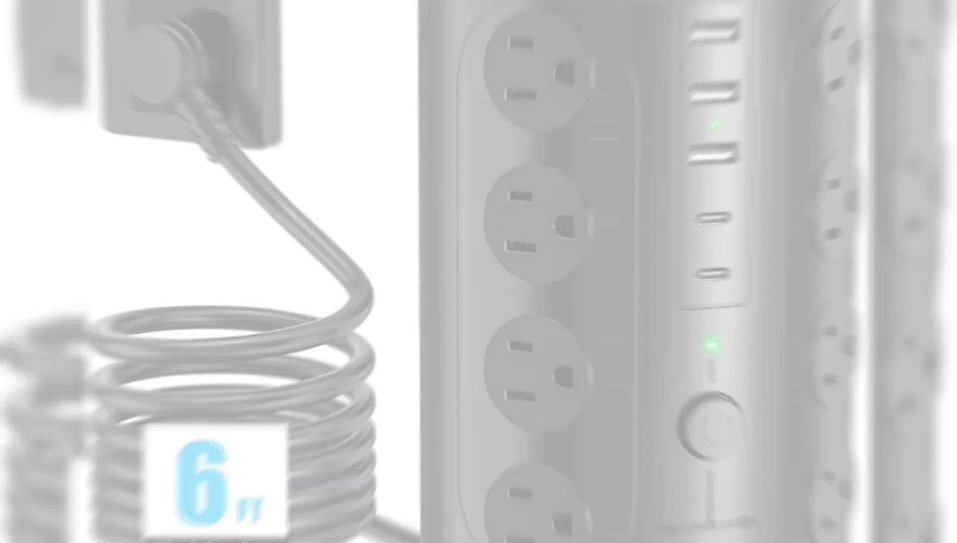 The Belkin 12-Outlet surge protector