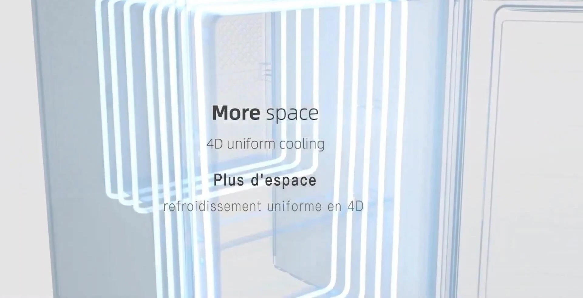 Close-up of the CHIQ FBM157L42 fridge freezer showcasing its compact size.