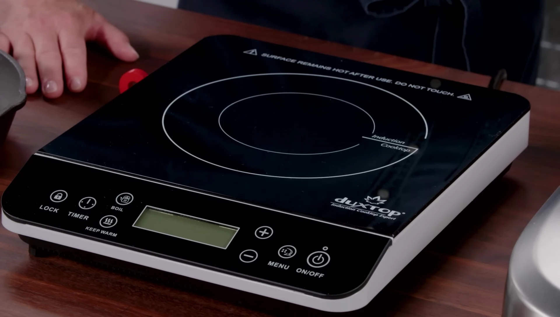 The Duxtop portable induction cooktop.