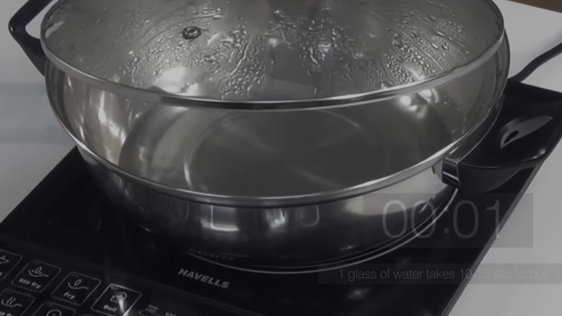 Text highlighting the magnetic field concern of induction cooktops