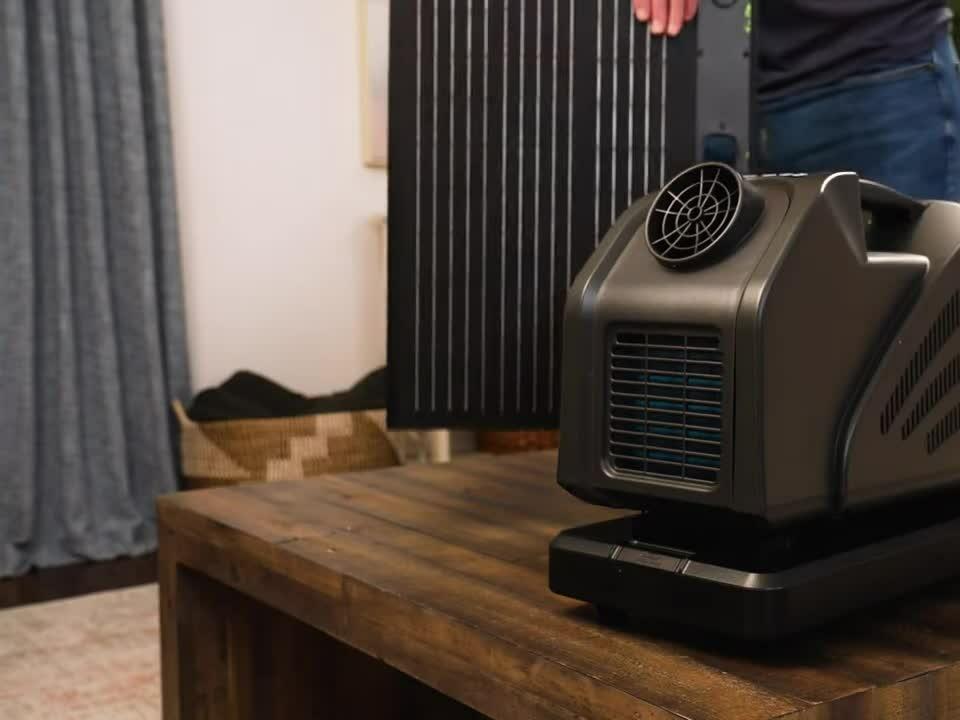 Chill Zone Portable AC unit shown