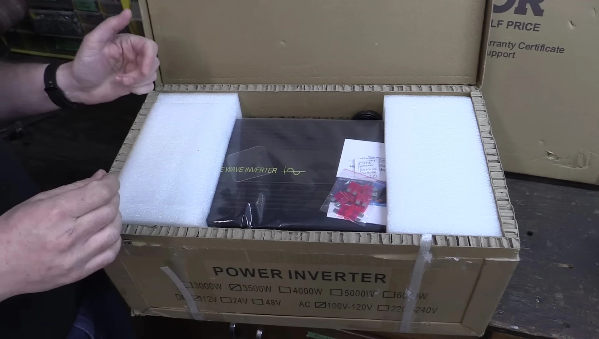 The 3500-watt pure sine wave inverter