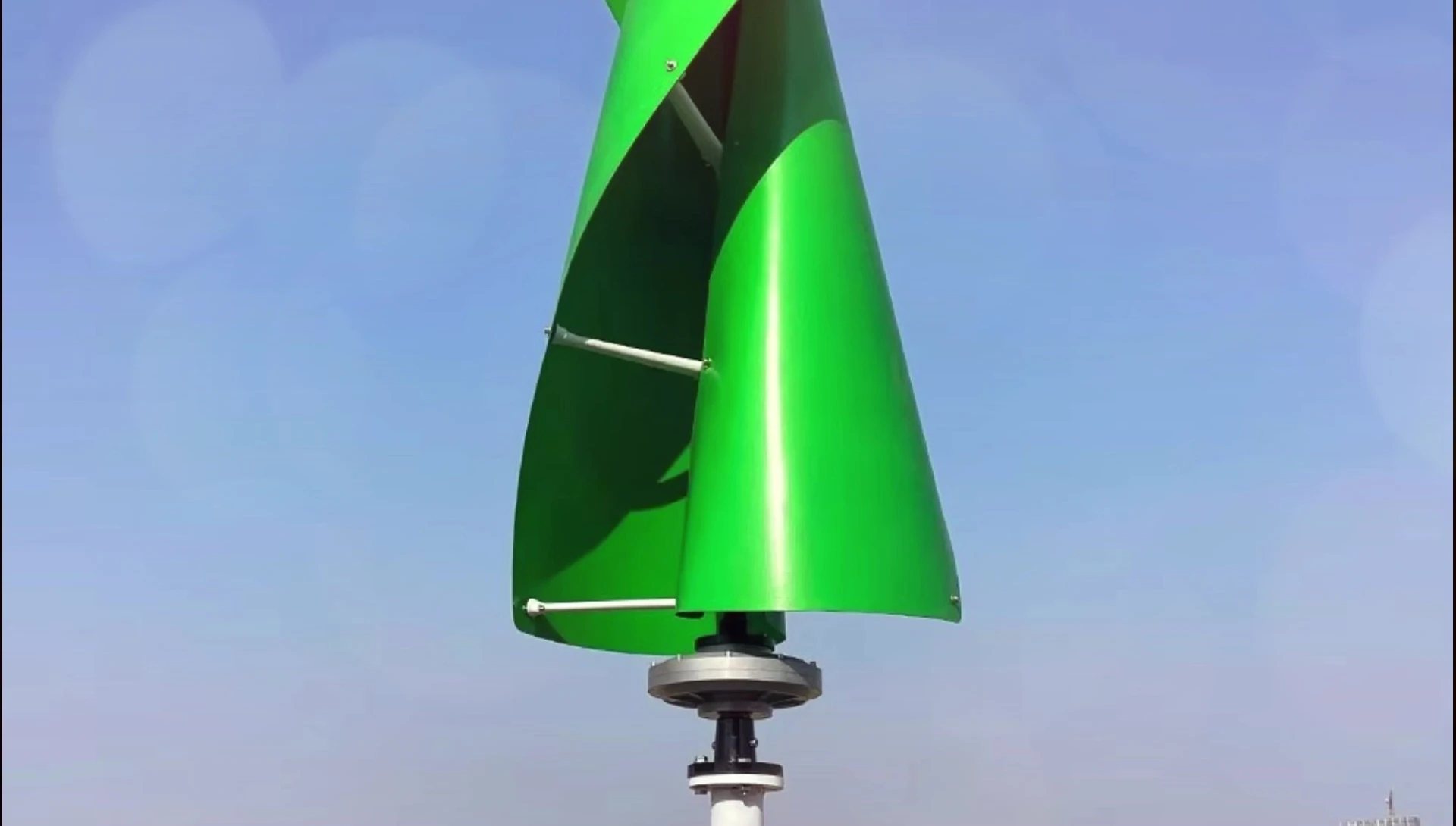 Close-up of the mag lev generator