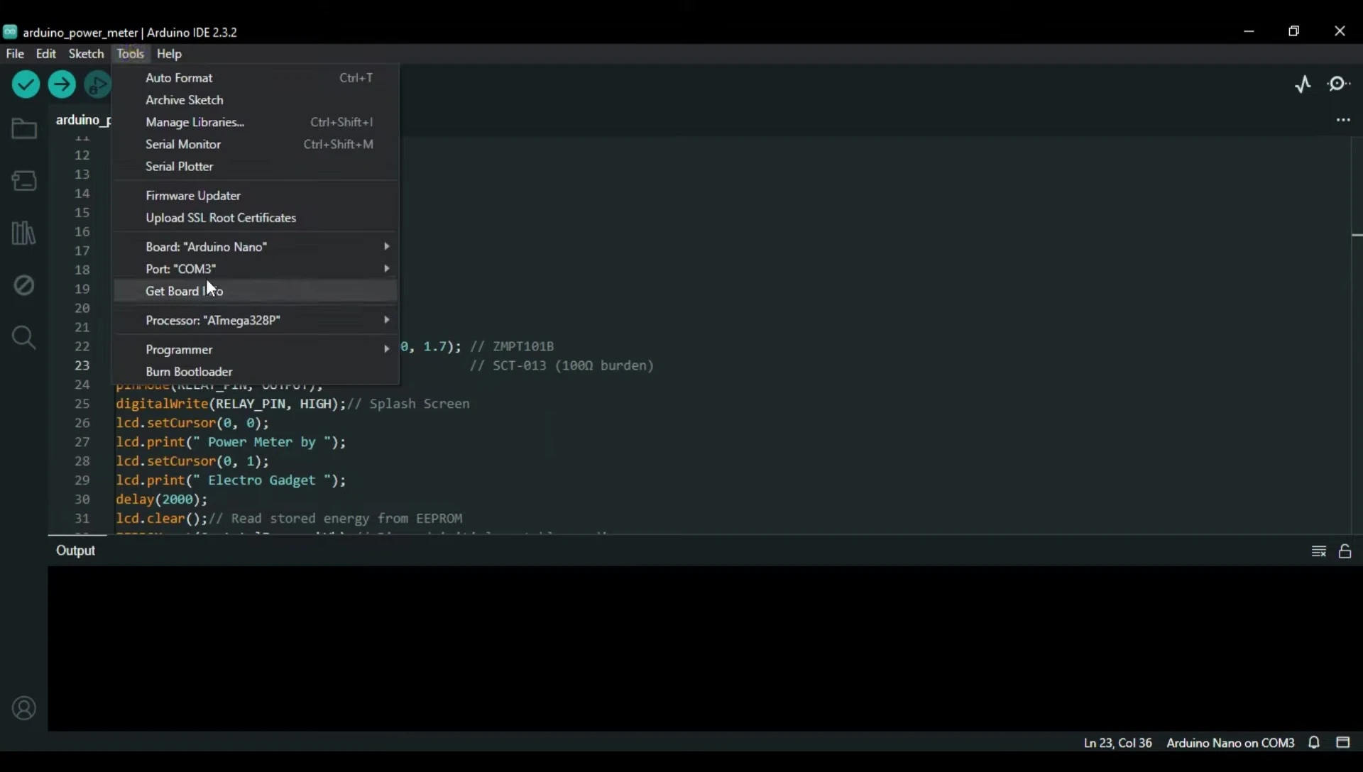 Arduino IDE upload