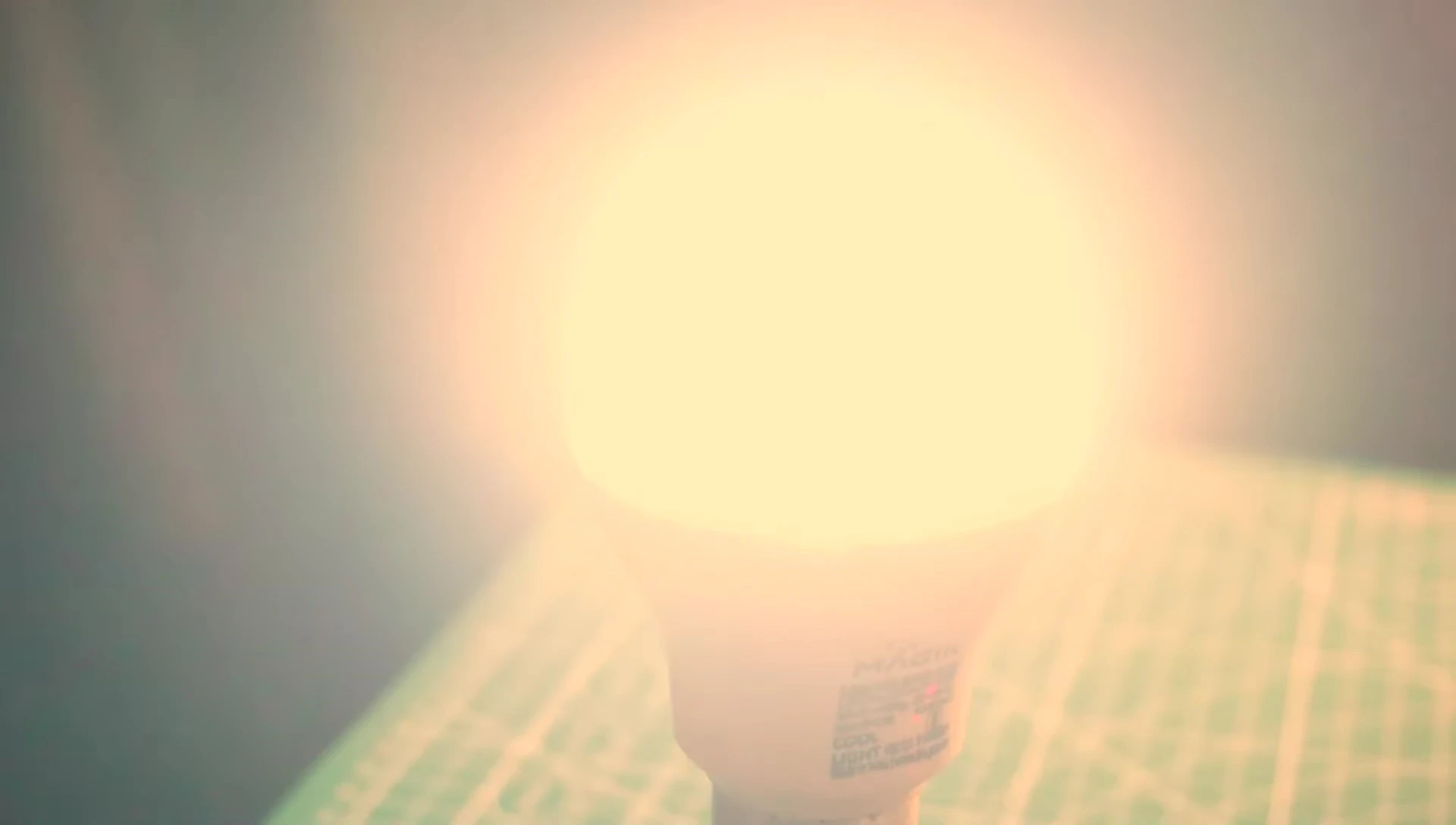 Testing with 12W LED bulb