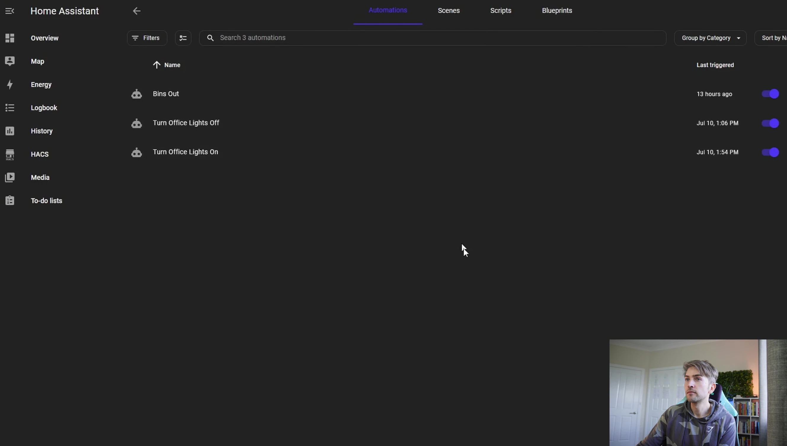 Creating automations in Home Assistant