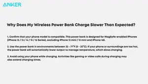 Wireless Power Bank FAQs: Troubleshooting Common Issues