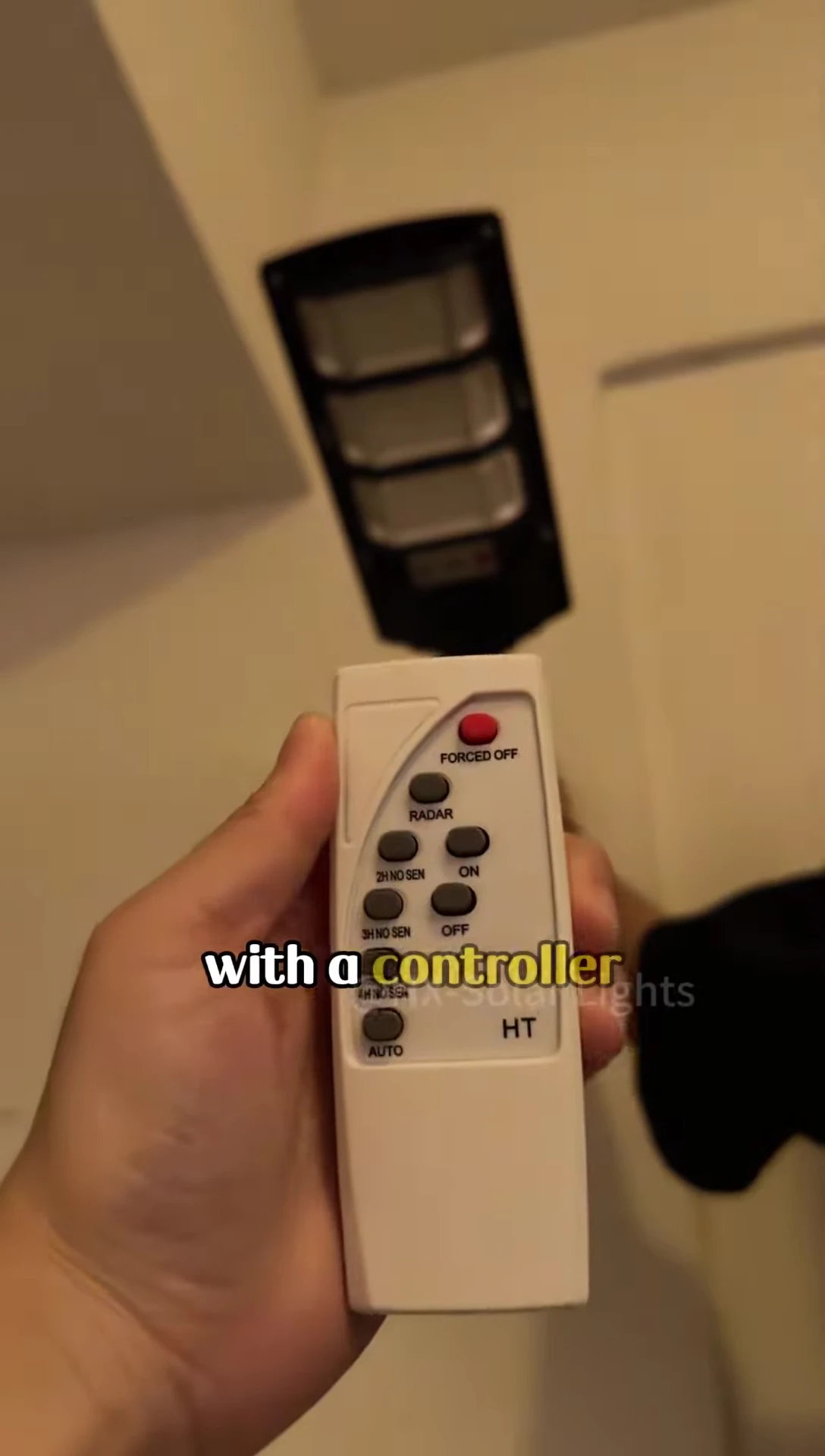 The controller for managing multiple solar lights.
