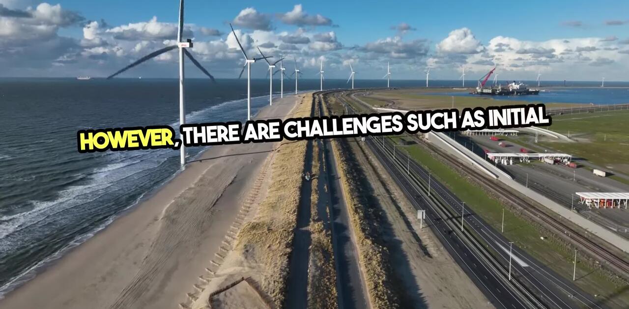 Challenges of wind power: initial costs and weather dependency