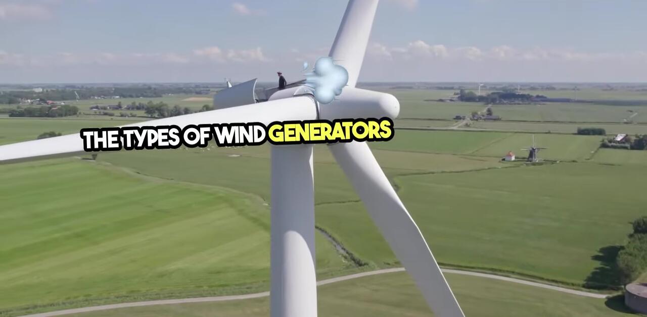 Different types of wind generators: off-grid, grid-tie, and direct drive