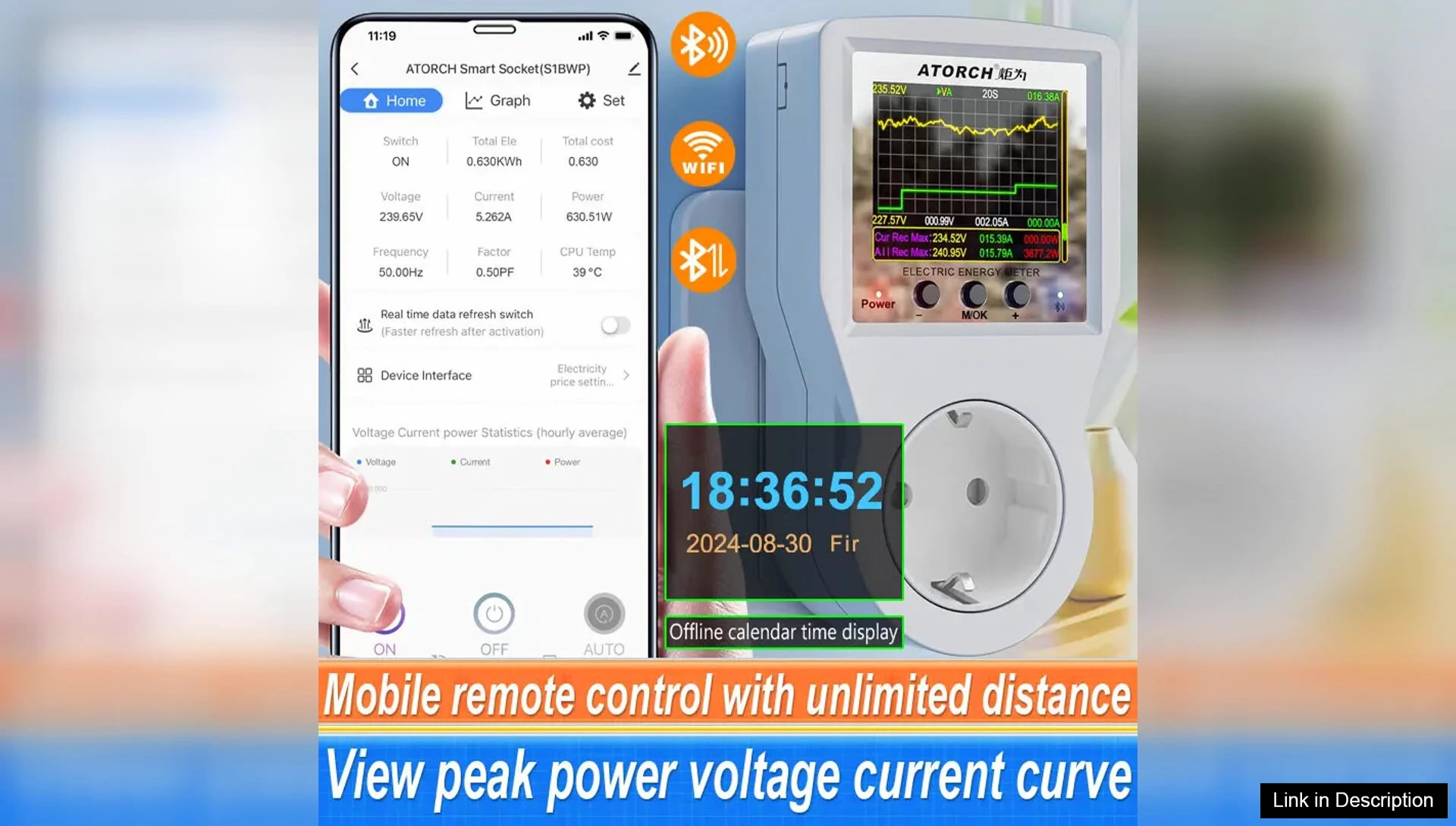 Screenshot showing the Tuya app interface and the ease of setup.