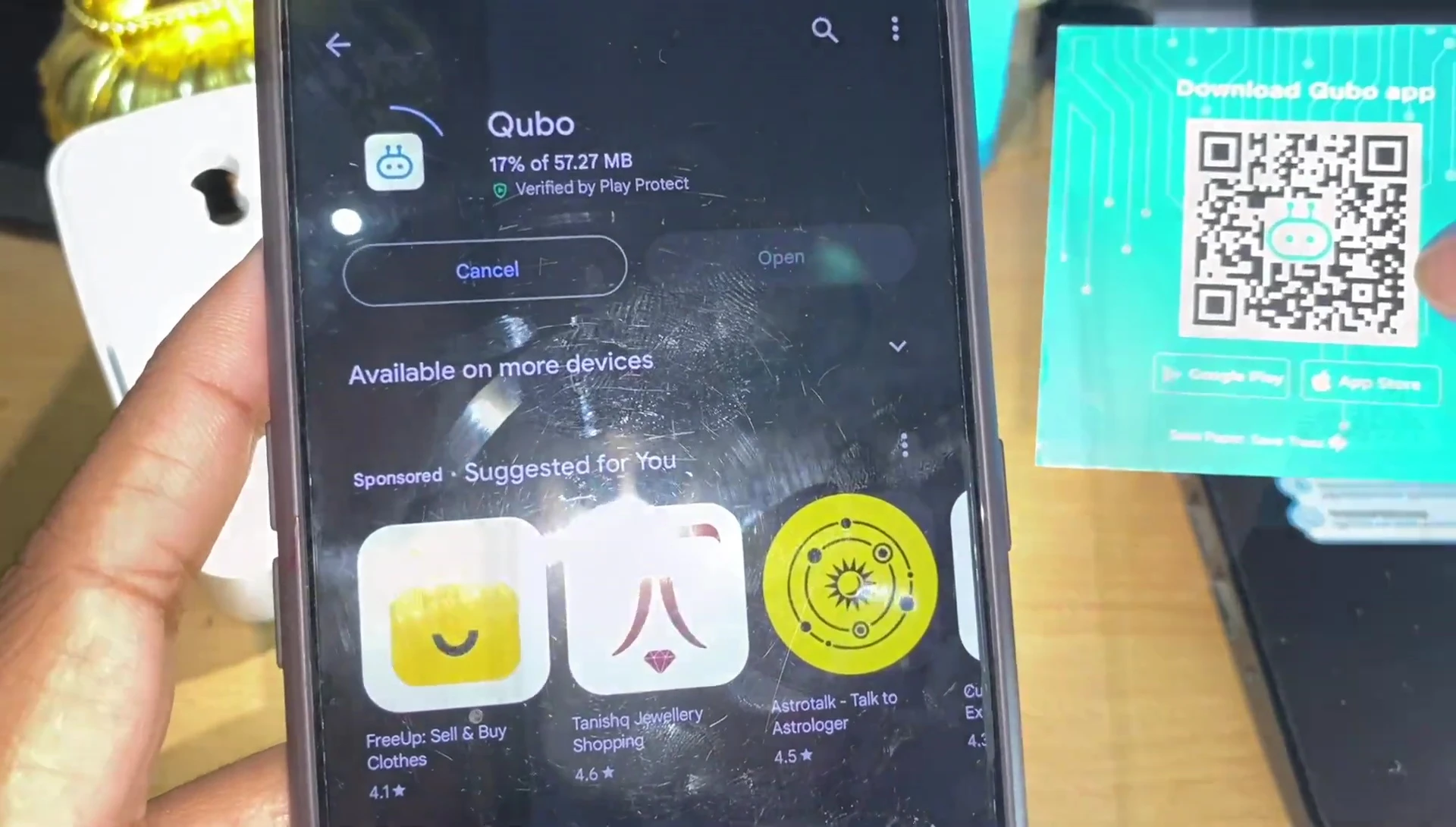 Kabo app interface.