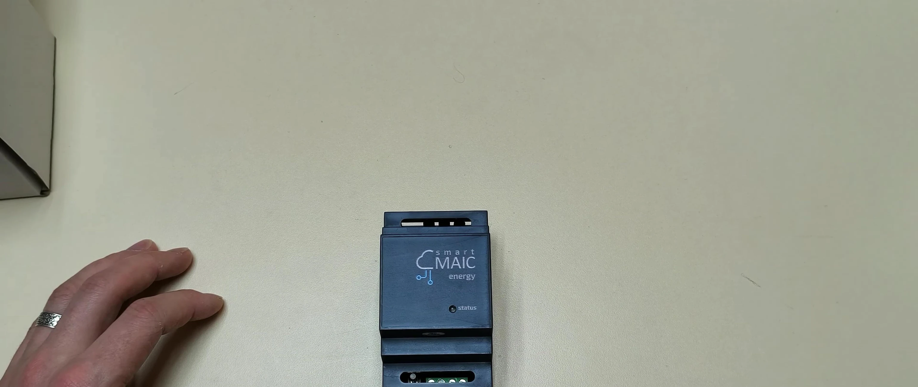 Front panel of the Smart-MAIC D103 energy monitor.