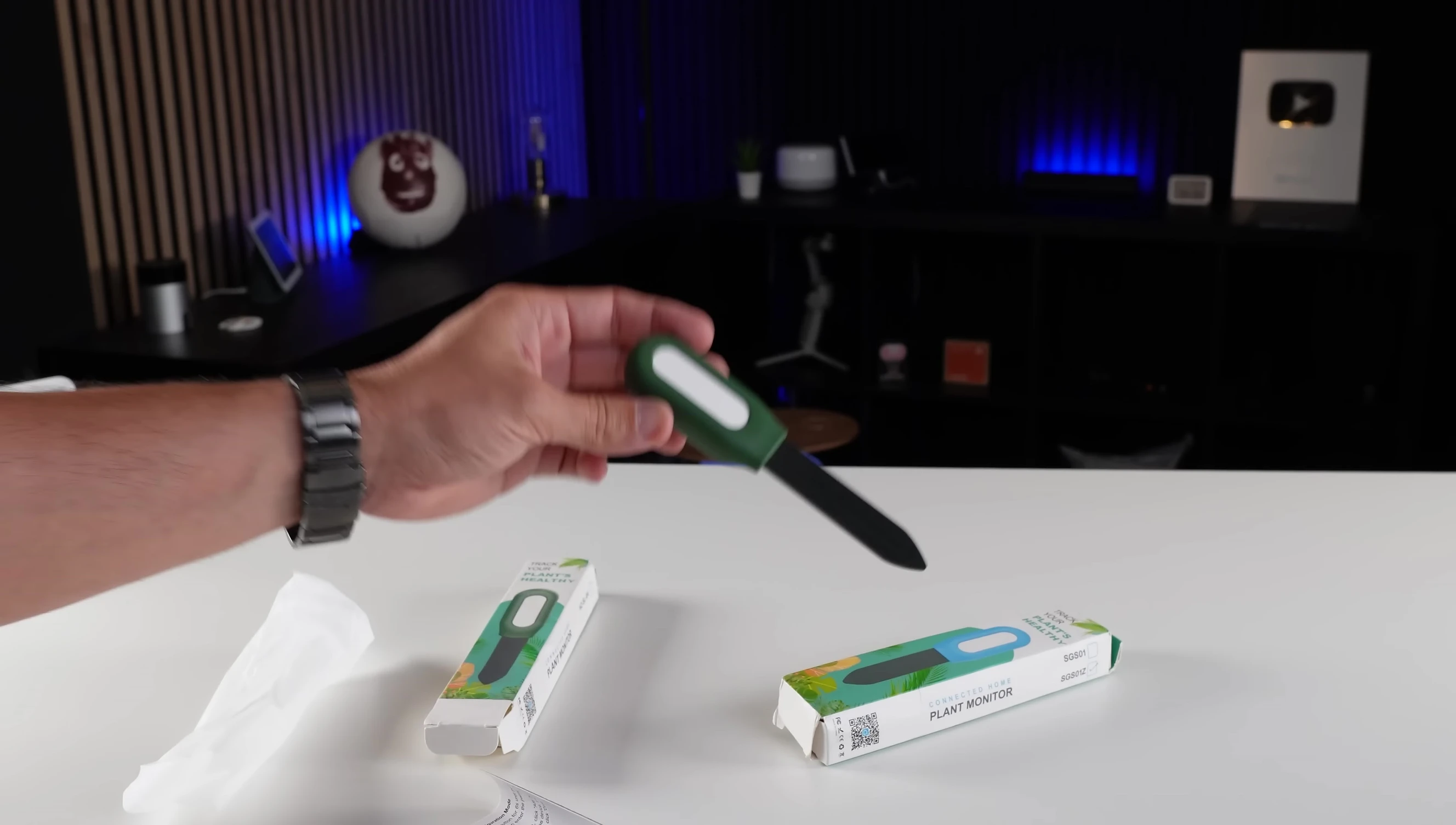 The Soil Moisture Sensor components